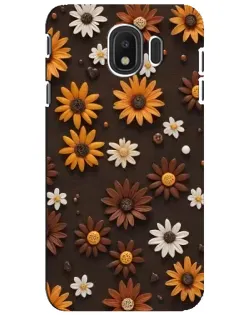Чехол для Samsung Galaxy J4 2018 (SM-J400F) с картинкой «Узор из маленьких подсолнухов» Чехол для Samsung Galaxy J4 2018 (SM-J400F) с картинкой «Узор из маленьких подсолнухов»