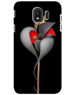 Чехол для Samsung Galaxy J4 2018 (SM-J400F) с картинкой «Серебряный фантазийный цветок» Чехол для Samsung Galaxy J4 2018 (SM-J400F) с картинкой «Серебряный фантазийный цветок»