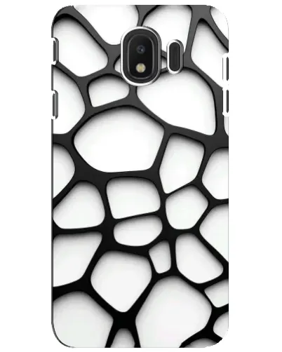 Чехол для Samsung Galaxy J4 2018 (SM-J400F) с картинкой «Белая объемная сетка» Чехол для Samsung Galaxy J4 2018 (SM-J400F) с картинкой «Белая объемная сетка»