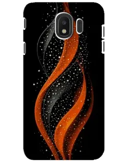 Чехол для Samsung Galaxy J4 2018 (SM-J400F) с картинкой «Огненная звездная волна»