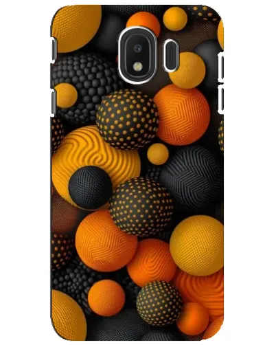Чехол для Samsung Galaxy J4 2018 (SM-J400F) с картинкой «Объемные оранжевые сферы» Чехол для Samsung Galaxy J4 2018 (SM-J400F) с картинкой «Объемные оранжевые сферы»