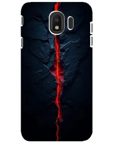 Чехол для Samsung Galaxy J4 2018 (SM-J400F) с картинкой «Kрасная лавовая трещина» Чехол для Samsung Galaxy J4 2018 (SM-J400F) с картинкой «Kрасная лавовая трещина»