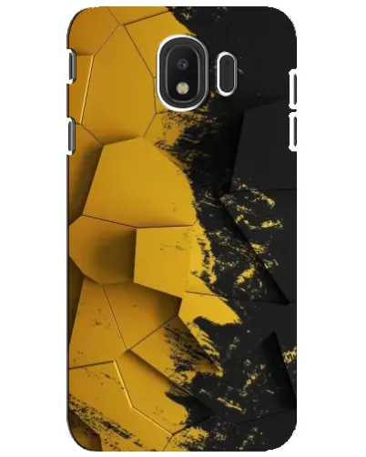 Чехол для Samsung Galaxy J4 2018 (SM-J400F) с картинкой «Золотые осколки геометрии» Чехол для Samsung Galaxy J4 2018 (SM-J400F) с картинкой «Золотые осколки геометрии»