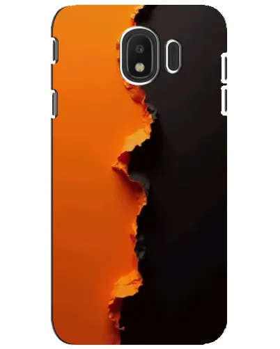 Чехол для Samsung Galaxy J4 2018 (SM-J400F) с картинкой «Оранжевый разлом» Чехол для Samsung Galaxy J4 2018 (SM-J400F) с картинкой «Оранжевый разлом»