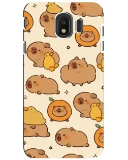 Чохол для Samsung Galaxy J4 2018 (SM-J400F) з картинкою «Капібари з апельсинами»
