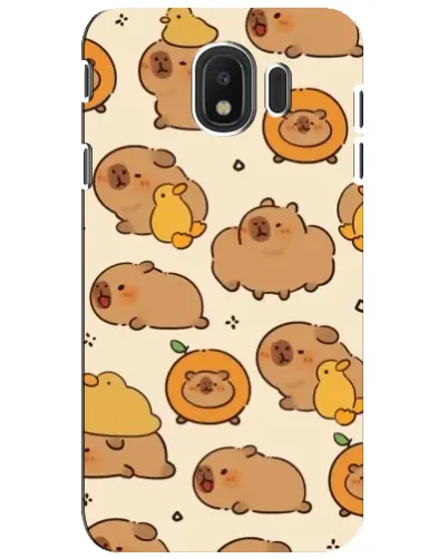 Чохол для Samsung Galaxy J4 2018 (SM-J400F) з картинкою «Капібари з апельсинами» Чохол для Samsung Galaxy J4 2018 (SM-J400F) з картинкою «Капібари з апельсинами»