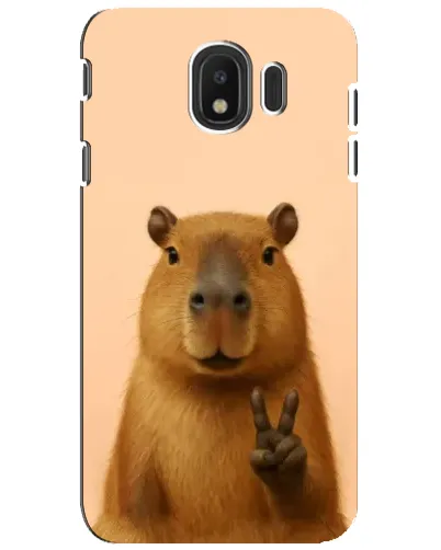 Чохол для Samsung Galaxy J4 2018 (SM-J400F) з картинкою «Капібара вікторія» Чохол для Samsung Galaxy J4 2018 (SM-J400F) з картинкою «Капібара вікторія»