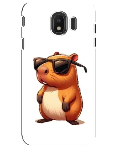 Чохол для Samsung Galaxy J4 2018 (SM-J400F) з картинкою «Капібара в окулярах» Чохол для Samsung Galaxy J4 2018 (SM-J400F) з картинкою «Капібара в окулярах»