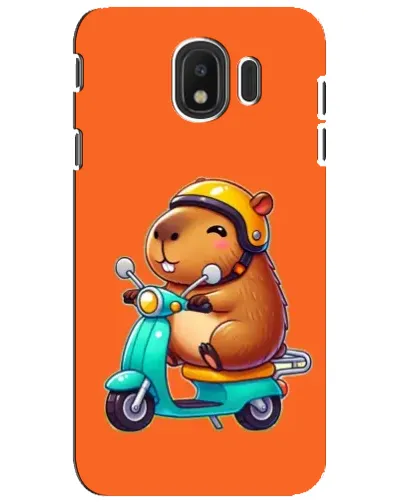 Чохол для Samsung Galaxy J4 2018 (SM-J400F) з картинкою «Капібара на скутері» Чохол для Samsung Galaxy J4 2018 (SM-J400F) з картинкою «Капібара на скутері»