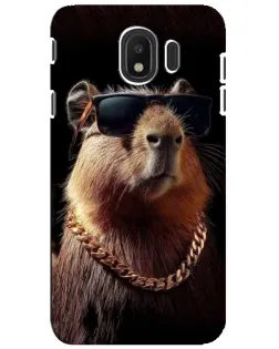 Чохол для Samsung Galaxy J4 2018 (SM-J400F) з картинкою «Капібара золотий ланцюг»