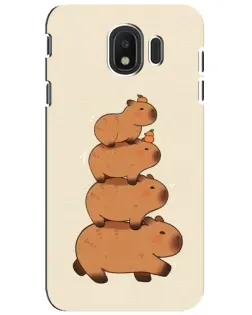 Чохол для Samsung Galaxy J4 2018 (SM-J400F) з картинкою «Вежа з капібар»