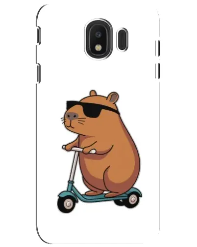 Чохол для Samsung Galaxy J4 2018 (SM-J400F) з картинкою «Капібара на самокаті» Чохол для Samsung Galaxy J4 2018 (SM-J400F) з картинкою «Капібара на самокаті»