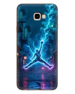 Чехол для Samsung Galaxy J4 Plus (J4+, J415) с картинкой «Jordan Gold Jumpman»