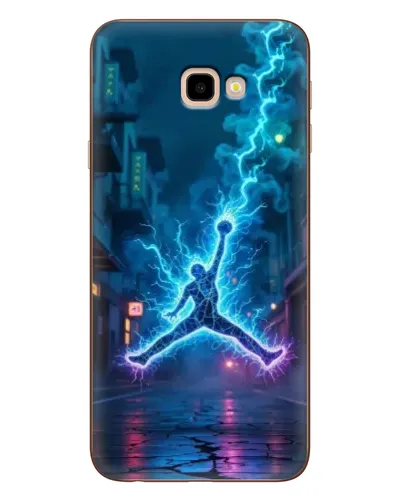 Чехол для Samsung Galaxy J4 Plus (J4+, J415) с картинкой «Jordan Gold Jumpman»