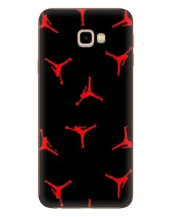 Чехол для Samsung Galaxy J4 Plus (J4+, J415) с картинкой «Jordan Red Pattern»