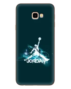 Чехол для Samsung Galaxy J4 Plus (J4+, J415) с картинкой «Jordan Blue Fire»