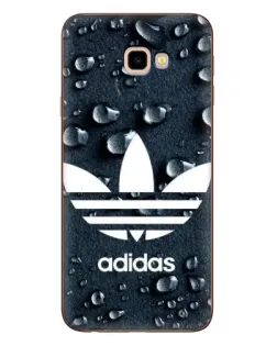 Чехол для Samsung Galaxy J4 Plus (J4+, J415) с картинкой «Adidas Trefoil Blue»
