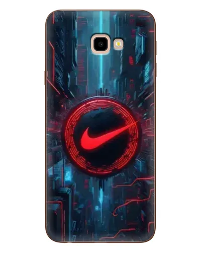 Чехол для Samsung Galaxy J4 Plus (J4+, J415) с картинкой «Техногенный стиль Nike»