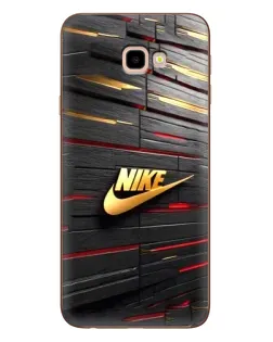 Чехол для Samsung Galaxy J4 Plus (J4+, J415) с картинкой «Золотой Nike на металле» Чехол для Samsung Galaxy J4 Plus (J4+, J415) с картинкой «Золотой Nike на металле»