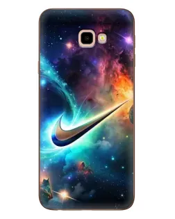 Чехол для Samsung Galaxy J4 Plus (J4+, J415) с картинкой «Космический Nike Swoosh» Чехол для Samsung Galaxy J4 Plus (J4+, J415) с картинкой «Космический Nike Swoosh»