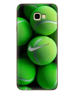 Чехол для Samsung Galaxy J4 Plus (J4+, J415) с картинкой «Теннисные мячи Найк» Чехол для Samsung Galaxy J4 Plus (J4+, J415) с картинкой «Теннисные мячи Найк»