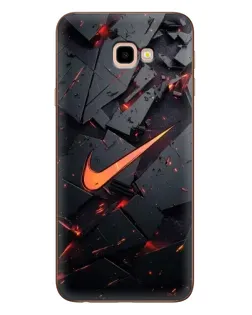 Чехол для Samsung Galaxy J4 Plus (J4+, J415) с картинкой «Nike — эффект разломов» Чехол для Samsung Galaxy J4 Plus (J4+, J415) с картинкой «Nike — эффект разломов»