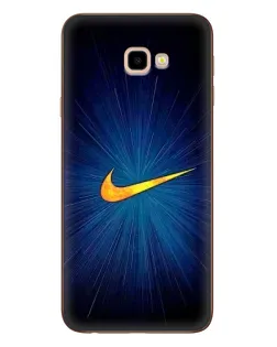 Чехол для Samsung Galaxy J4 Plus (J4+, J415) с картинкой «Синий пульс Nike» Чехол для Samsung Galaxy J4 Plus (J4+, J415) с картинкой «Синий пульс Nike»