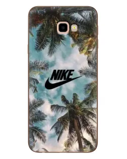 Чехол для Samsung Galaxy J4 Plus (J4+, J415) с картинкой «Тропический принт Nike» Чехол для Samsung Galaxy J4 Plus (J4+, J415) с картинкой «Тропический принт Nike»