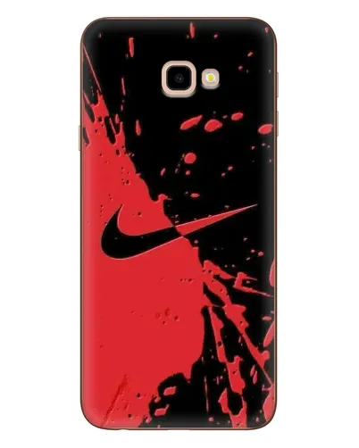 Чехол для Samsung Galaxy J4 Plus (J4+, J415) с картинкой «Красные брызги Nike» Чехол для Samsung Galaxy J4 Plus (J4+, J415) с картинкой «Красные брызги Nike»