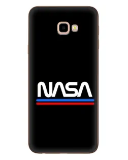Чехол для Samsung Galaxy J4 Plus (J4+, J415) с картинкой «NASA — классика Red Blue»
