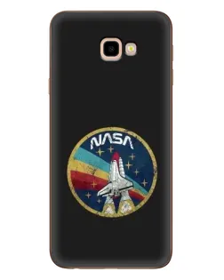 Чехол для Samsung Galaxy J4 Plus (J4+, J415) с картинкой «NASA — эмблема миссии»