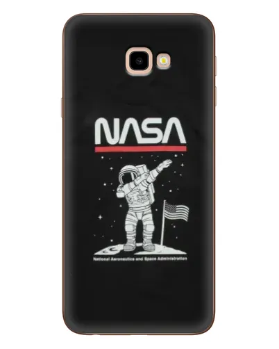 Чехол для Samsung Galaxy J4 Plus (J4+, J415) с картинкой «NASA — шагаем по Луне» Чехол для Samsung Galaxy J4 Plus (J4+, J415) с картинкой «NASA — шагаем по Луне»
