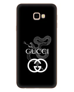 Чехол для Samsung Galaxy J4 Plus (J4+, J415) с картинкой «Gucci — серебряная змея» Чехол для Samsung Galaxy J4 Plus (J4+, J415) с картинкой «Gucci — серебряная змея»