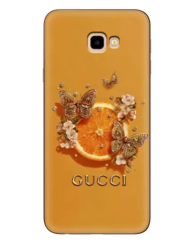 Чехол для Samsung Galaxy J4 Plus (J4+, J415) с картинкой «Gucci — золотые бабочки» Чехол для Samsung Galaxy J4 Plus (J4+, J415) с картинкой «Gucci — золотые бабочки»