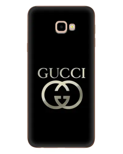 Чехол для Samsung Galaxy J4 Plus (J4+, J415) с картинкой «Gucci — золото на черном» Чехол для Samsung Galaxy J4 Plus (J4+, J415) с картинкой «Gucci — золото на черном»