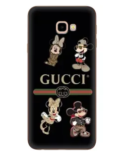 Чехол для Samsung Galaxy J4 Plus (J4+, J415) с картинкой «Gucci — герои Disney и монограмма» Чехол для Samsung Galaxy J4 Plus (J4+, J415) с картинкой «Gucci — герои Disney и монограмма»