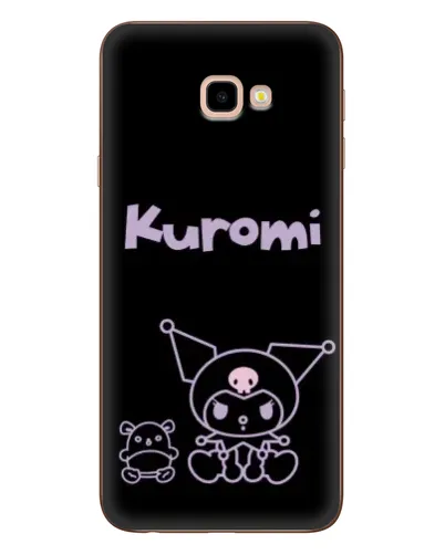 Чехол для Samsung Galaxy J4 Plus (J4+, J415) с картинкой «Kuromi — черный минимализм»