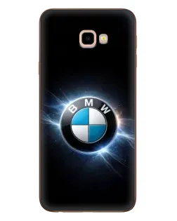 Чехол для Samsung Galaxy J4 Plus (J4+, J415) с картинкой «BMW — неоновое сияние»