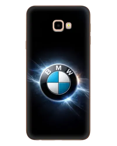 Чехол для Samsung Galaxy J4 Plus (J4+, J415) с картинкой «BMW — неоновое сияние»
