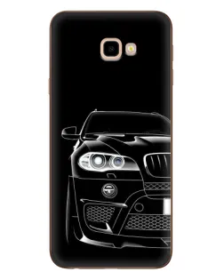 Чехол для Samsung Galaxy J4 Plus (J4+, J415) с картинкой «Темный силуэт BMW»