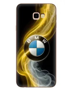 Чехол для Samsung Galaxy J4 Plus (J4+, J415) с картинкой «Золотистый дым BMW»