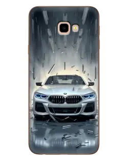 Чехол для Samsung Galaxy J4 Plus (J4+, J415) с картинкой «BMW в свете фар»