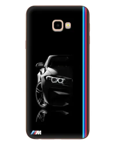 Чехол для Samsung Galaxy J4 Plus (J4+, J415) с картинкой «Силуэт BMW в темноте»