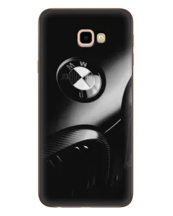 Чехол для Samsung Galaxy J4 Plus (J4+, J415) с картинкой «Эмблема BMW — макро»