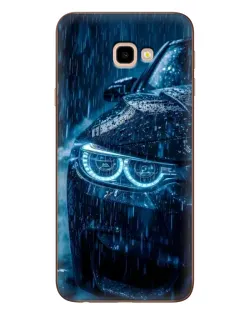 Чехол для Samsung Galaxy J4 Plus (J4+, J415) с картинкой «BMW под дождем»