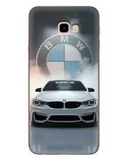 Чехол для Samsung Galaxy J4 Plus (J4+, J415) с картинкой «BMW в белом дыму»