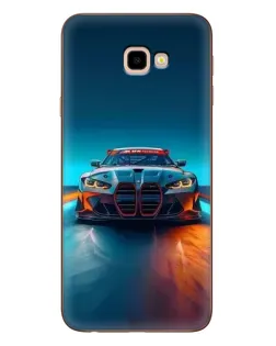 Чехол для Samsung Galaxy J4 Plus (J4+, J415) с картинкой «BMW — огни неона»