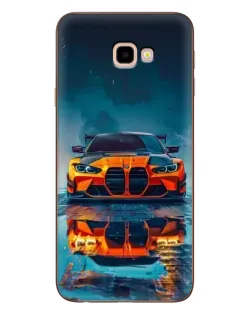 Чехол для Samsung Galaxy J4 Plus (J4+, J415) с картинкой «BMW — золотая эмблема»