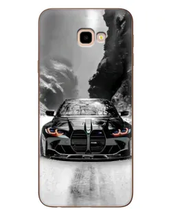 Чехол для Samsung Galaxy J4 Plus (J4+, J415) с картинкой «BMW — акварельный дрифт»