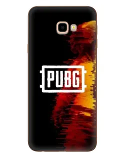 Чехол для Samsung Galaxy J4 Plus (J4+, J415) с картинкой «Яркий логотип PUBG»